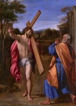 212/carracci, annibale - christ appearing to saint peter on the appian way